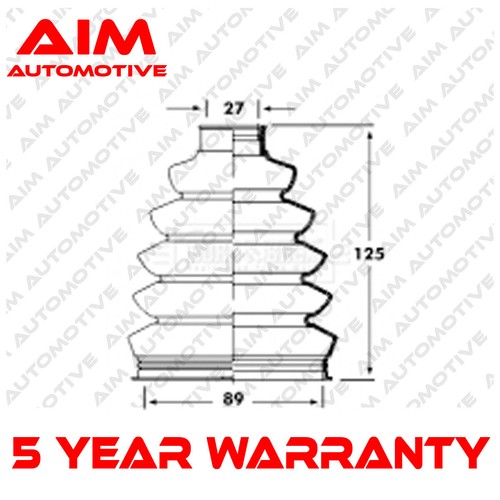 Joint boot set front - cv,