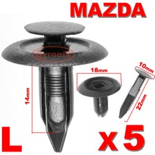 Mazda trim panel clips - trim, fascia