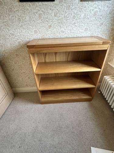 Solid oak bookcase - solid,