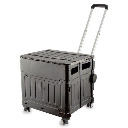 Black plastic folding craft - black,