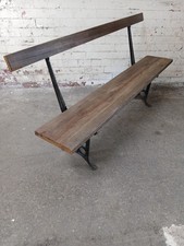 Garden bench with castiron ends 