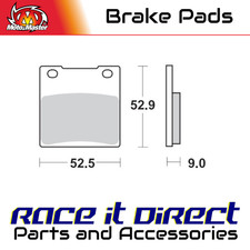Brake Pads for SUZUKI GSX 400 X IMPULSE 1987 Rear Sinter MotoMaster