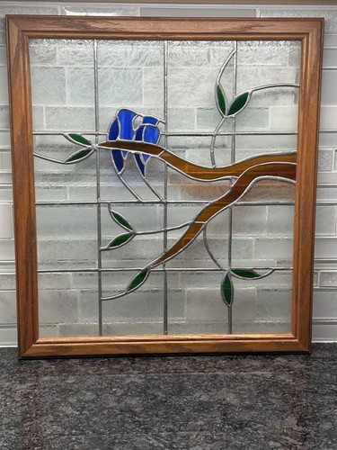 Stained glass metal wood - stained,