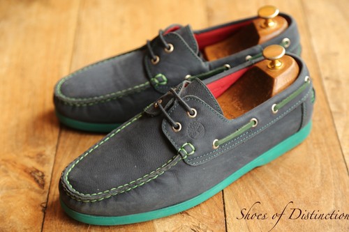 Timberland blue leather boat - timberland,