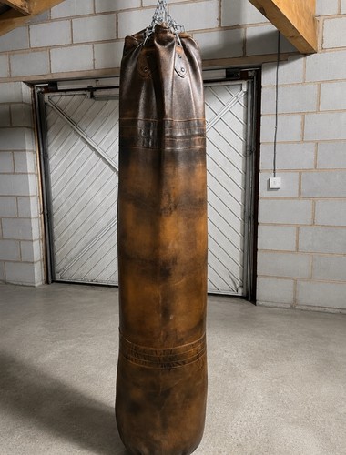 Leather punch bag - leather,