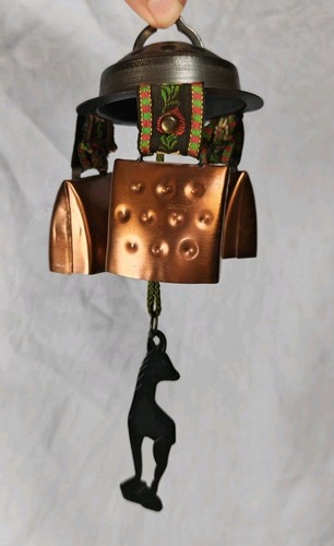 Vintage alpine cow bell copper - alpine,