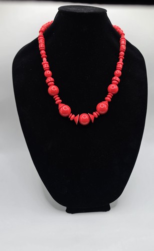 Vtg big red - big, boho