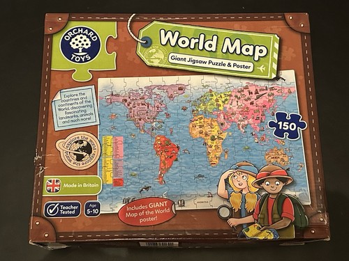 Orchard toys world map jigsaw - orchard,