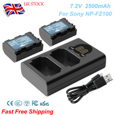 2x NP-FZ100 Battery +Charger