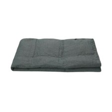 MUJI Gray Down Blanket Throw