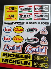 SWM Trials Sponsor Sticker Sheet 1980's (Gori/Aprillia)