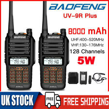 Baofeng UV-9R Plus IP67 Waterproof UHF/VHF Walkie Talkie Two Way Radio +Earpiece