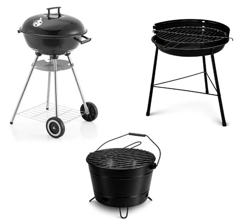 Round kettle bbq - round, charcoal