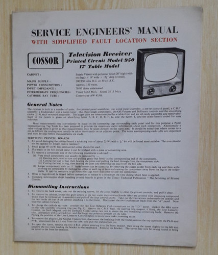 Cossor model 950 - ,