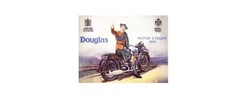 DOUGLAS MOTORCYCLES METAL SIGN
