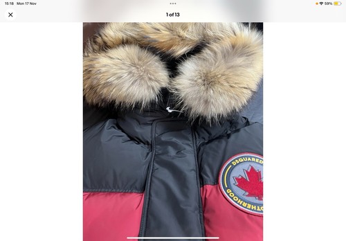 Dsquared raccoon fur gilet - raccoon,