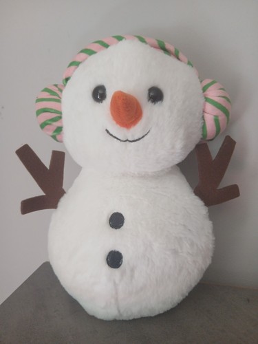 Snowman plush wearing - snowman, ear