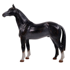Antique Horse Folk Art Carved