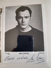 Ian Curtis Signed Photo