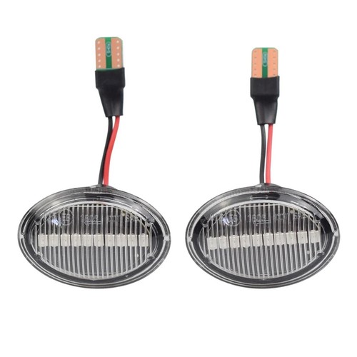 Clear side indicator - 2x, led