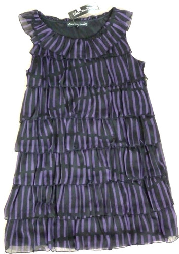 Short black and purple layered - black,