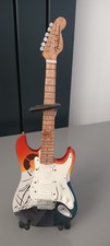 Eric Clapton. Rainbow Fender Stratocaster. Minature Electric Guitar.
