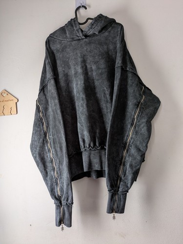 Drop dead grey hoodie - grey, jumper