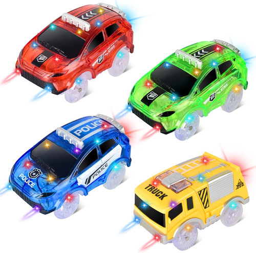 Magic tracks cars glow - in, the