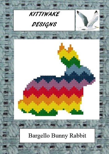 Bargello bunny rabbit - rabbit, cross