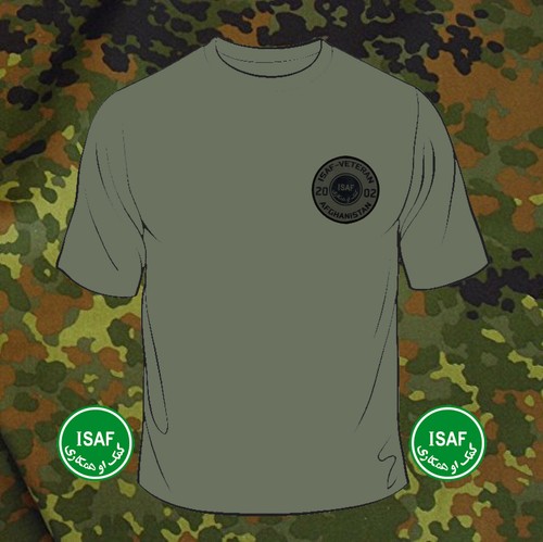 Isaf veteran shirt - veteran, t-shirt
