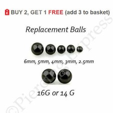 BLACK Replacement Spare BALLS