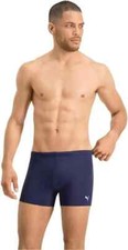 Puma Trunks Mens Swimwear Beachwear Shorts UV Protection Trunk Navy Size L UK