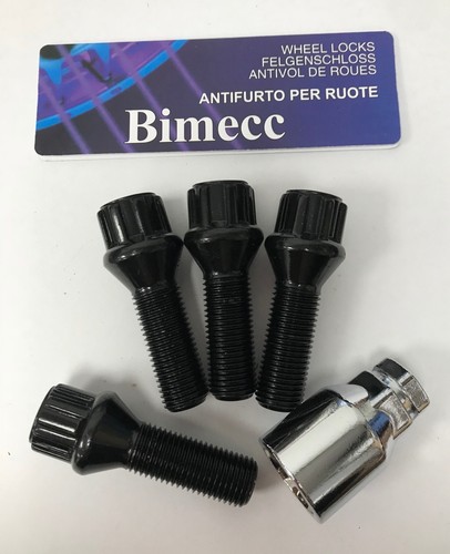Alloy wheel locking bolts 27mm - alloy,