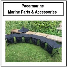 Folding 6 Person Curved Bench Outdoor Picnic Camping Portable Spectator