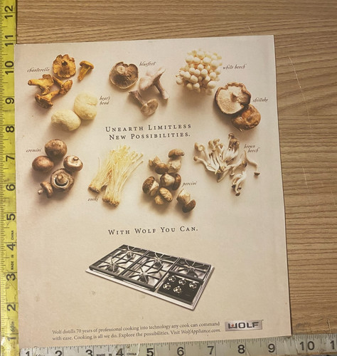 Wolf cooking range mushroom - wolf,