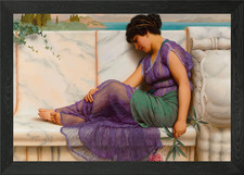 John William Godward Framed Wall Art Poster Canvas Print Picture