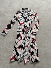 Linea Wrap Midi Dress Size 8