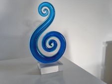 Murano Style Sommerso Blue