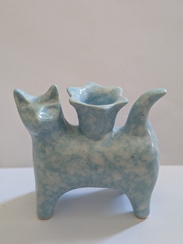 Casa amarosa cat candle holder - candle,