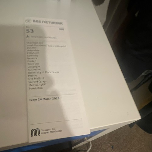 Tfgm bus timetable 23 - tfgm,