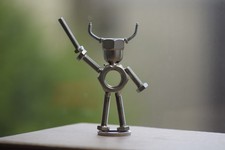 Handcrafted Metal Sculpture Of