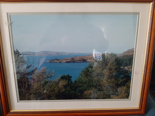 Framed loch ewe - framed,