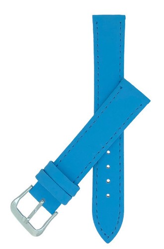 Sky blue calf grain leather - calf,