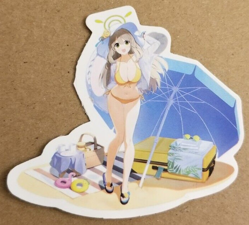 Waifu sticker girl summer - sticker,