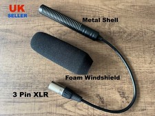 Video camera top mic / camcorder Microphone -phantom 48v  3p XLR & Foam
