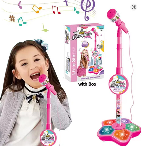 Kids microphone toy with - toy, stand