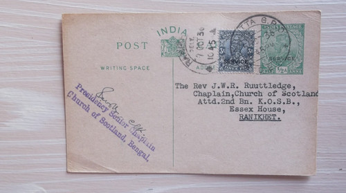 Kgv india service stamps - india,