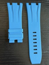 AUDEMARS PIGUET  LIGHT BLUE RUBBER TANG STRAP 30x24MM (For 44MM AP Offshore ROO)