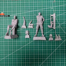 1/35 Scale Resin Soldier