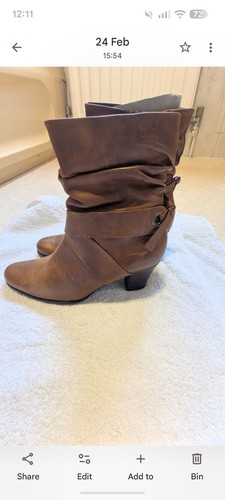 Caprice leather boots - caprice,
